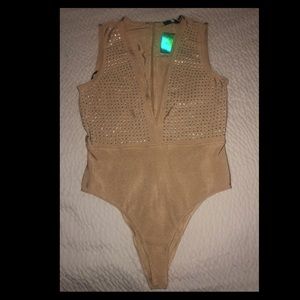 MISSGUIDED - Bandage Embellished Bodysuit